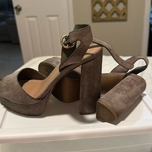 Grey heels